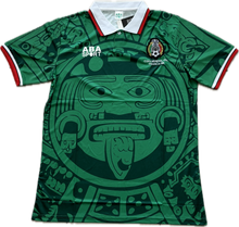 Load image into Gallery viewer, ABA Mexico 1998 World Cup Home Jersey - Retro Aztec Calendar 'Francia 98' Shirt MEN front