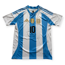 Load image into Gallery viewer, Argentina Lionel Messi 10 Adidas FIFA 3 Star World Cup Star 2024 Copa Gold Edition Jersey MENS