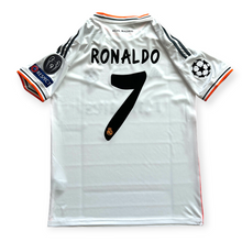 Load image into Gallery viewer, Cristiano Ronaldo 2013-14 Real Madrid Adidas White Final Lisbon 9 UCL champions league Soccer MENS