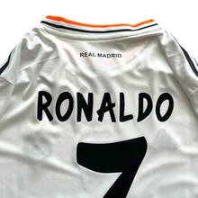 Load image into Gallery viewer, Cristiano Ronaldo 2013-14 Real Madrid Adidas White Final Lisbon 9 UCL champions league Soccer MENS