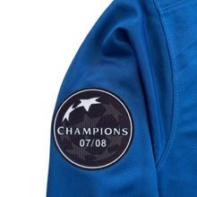 Load image into Gallery viewer, Cristiano Ronaldo 7 Manchester United 2008 Blue Long Sleeve Retro Jersey - White Champions Nike