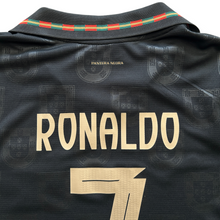 Load image into Gallery viewer, Cristiano Ronaldo #7 Portugal "Pantera Negra" Eusébio Tribute Special Edition Long Sleeve Jersey