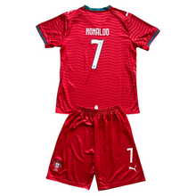 Load image into Gallery viewer, Cristiano Ronaldo #7 Portugal Puma 2026 World Cup Home Jersey - "Ocean Energy" Youth/Kids Edition