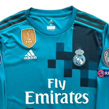 Load image into Gallery viewer, Cristiano Ronaldo #7 Real Madrid Adidas 2017-18 Away Jersey - Long Sleeve "Decimotercera" UCL Edition