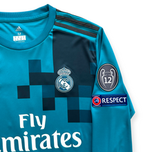 Load image into Gallery viewer, Cristiano Ronaldo #7 Real Madrid Adidas 2017-18 Away Jersey - Long Sleeve "Decimotercera" UCL Edition