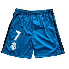 Load image into Gallery viewer, Cristiano Ronaldo #7 Real Madrid Adidas 2017-18 Away Jersey - Long Sleeve Youth Kid "Decimotercera" UCL Edition