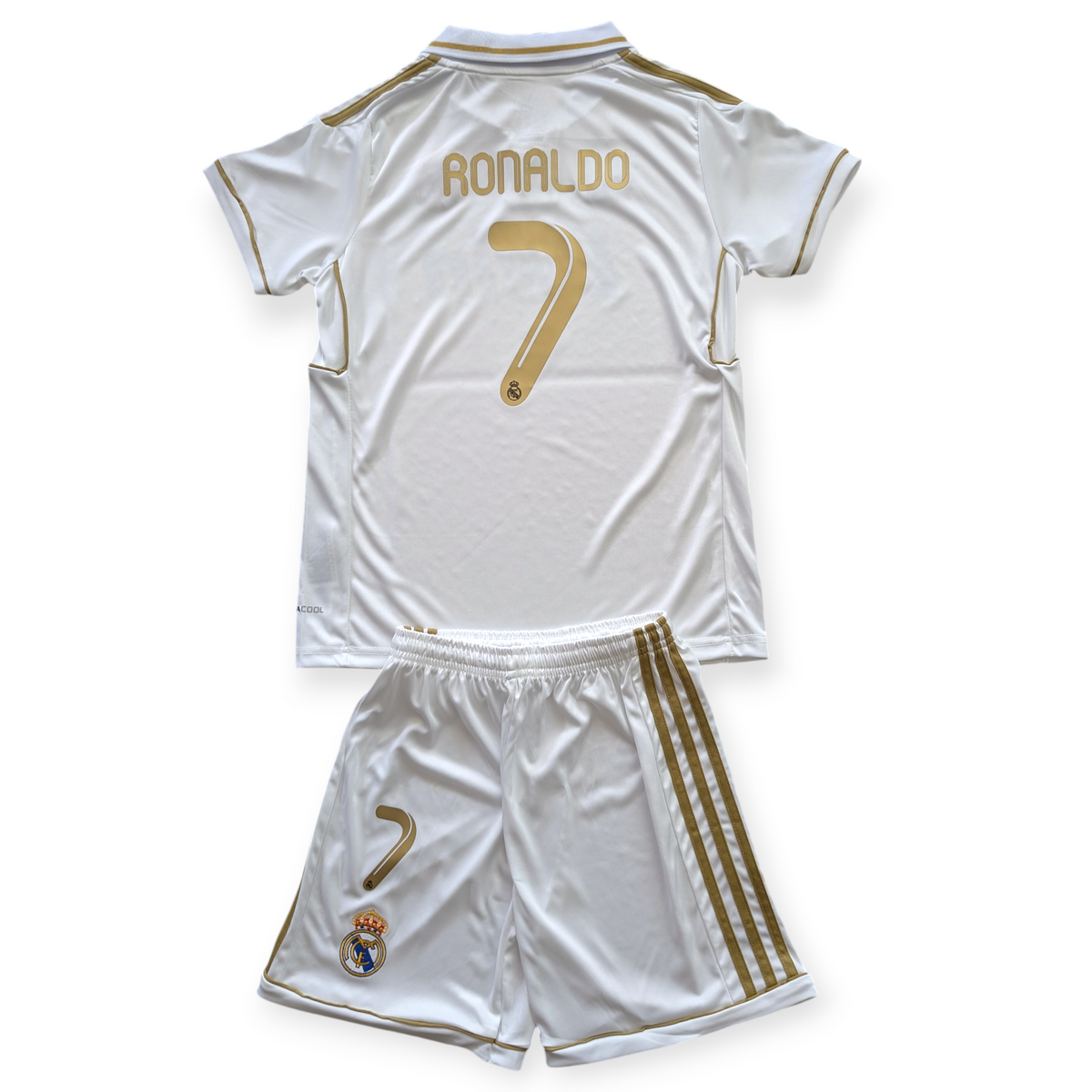 Cristiano Ronaldo #7 Real Madrid Retro Kids Kit - 2011-12 