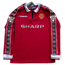 Load image into Gallery viewer, David Beckham #7 Manchester United 1999-2000 Home Long Sleeve Retro Jersey
