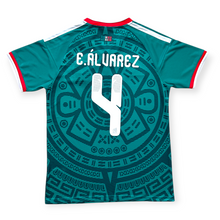 Load image into Gallery viewer, E. ÁLVAREZ #4 Mexico Adidas2026 Aztec Sun Stone Green World Cup Jersey