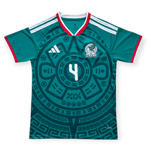 Load image into Gallery viewer, E. ÁLVAREZ #4 Mexico Adidas2026 Aztec Sun Stone Green World Cup Jersey