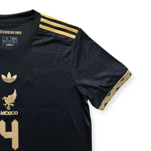 Load image into Gallery viewer, E. ÁLVAREZ #4 Mexico "Mexico de Oro" Black & Gold Jersey - Adidas Originals Special Edition