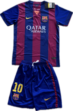 Load image into Gallery viewer, Messi 10 FC Barcelona Nike 2015 Final London Champions Football Soccer Jersey Youth Kids