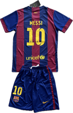Load image into Gallery viewer, Messi 10 FC Barcelona Nike 2015 Final London Champions Football Soccer Jersey Youth Kids