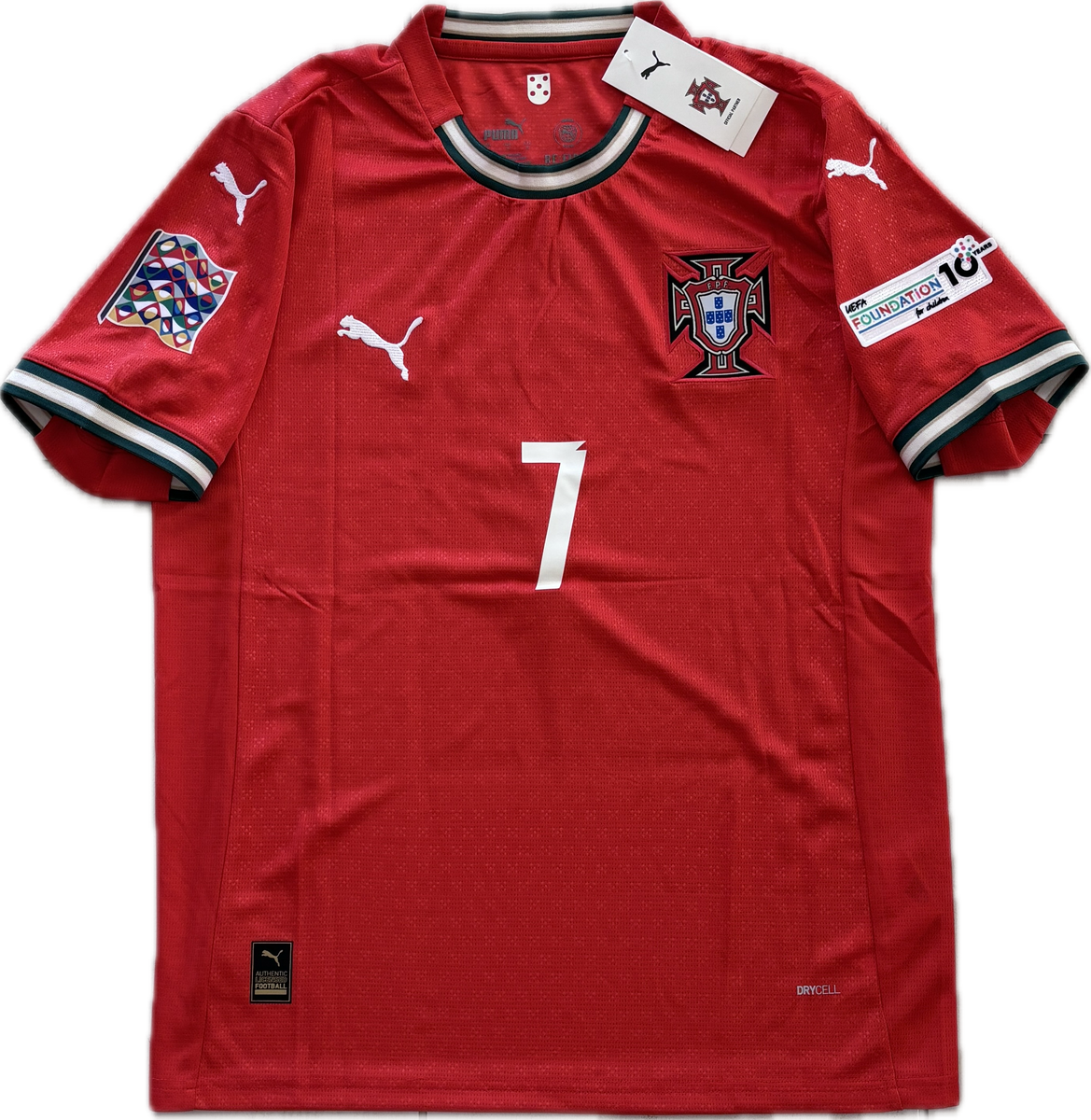 Cristiano Ronaldo 7 Euro Portugal Puma Short Sleeve MENS Jersey