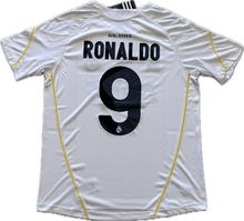 Load image into Gallery viewer, Cristiano Ronaldo #9 Adidas Real Madrid 2009-10 Home Jersey - Debut Season Retro Kit