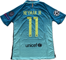Load image into Gallery viewer, Neymar JR 11 FC Barcelona Nike 2016 2017 Champions League Football Soccer Third Jersey MENS
