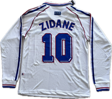 Load image into Gallery viewer, Zinedine Zidane #10 Adidas France 1998 World Cup Final Away Jersey - Long Sleeve