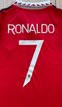 Load image into Gallery viewer, Manchester United Cristiano Ronaldo Adidas Soccer Jersey Respect