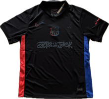 Load image into Gallery viewer, Nike FC Barcelona Travis Scott Cactus Jack Champions League Football Soccer Jersey Black