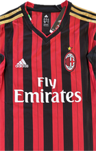 Load image into Gallery viewer, Kaká #22 AC Milan 2013-14 Champions League Home Jersey - Adidas Long Sleeve