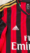 Load image into Gallery viewer, Kaká #22 AC Milan 2013-14 Champions League Home Jersey - Adidas Long Sleeve