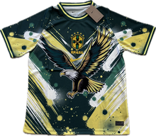 Load image into Gallery viewer, Brazil "Eagle" Special Edition Soccer Jersey - Green & Yellow Graphic Shirt