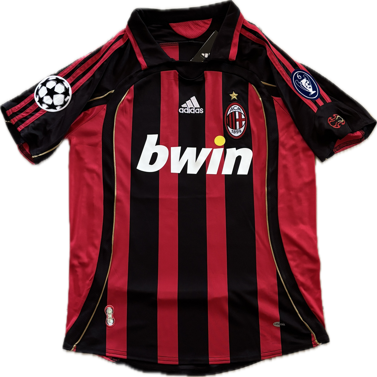 ウェア 06-07 AC Milan Game Shirt Jersey Kaka Jersey AC Milan 06-07 Retro Football Soccer Jersey Football