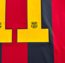 Load image into Gallery viewer, Neymar JR 11 FC Barcelona Nike 2015 FCB close-up logo