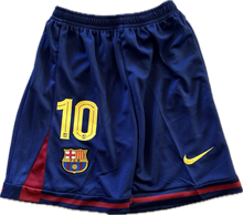 Load image into Gallery viewer, "Nike FC Barcelona Youth Shorts - Official 2025-26 Home Kit"
 short view