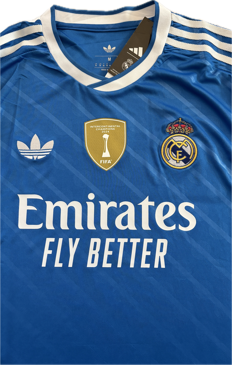 記念グッズ LIGA AT.MADRID vs MADRID Real Madrid 2025-26 Adidas Originals Jersey with Intercontinental