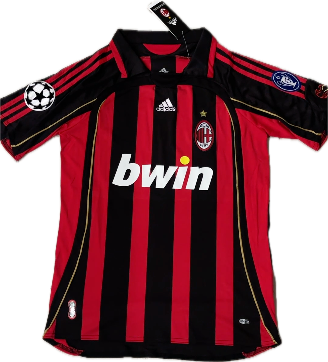 Kaka Jersey AC Milan 06-07 Retro Football Soccer Jersey Football Champ –  Football Patch King