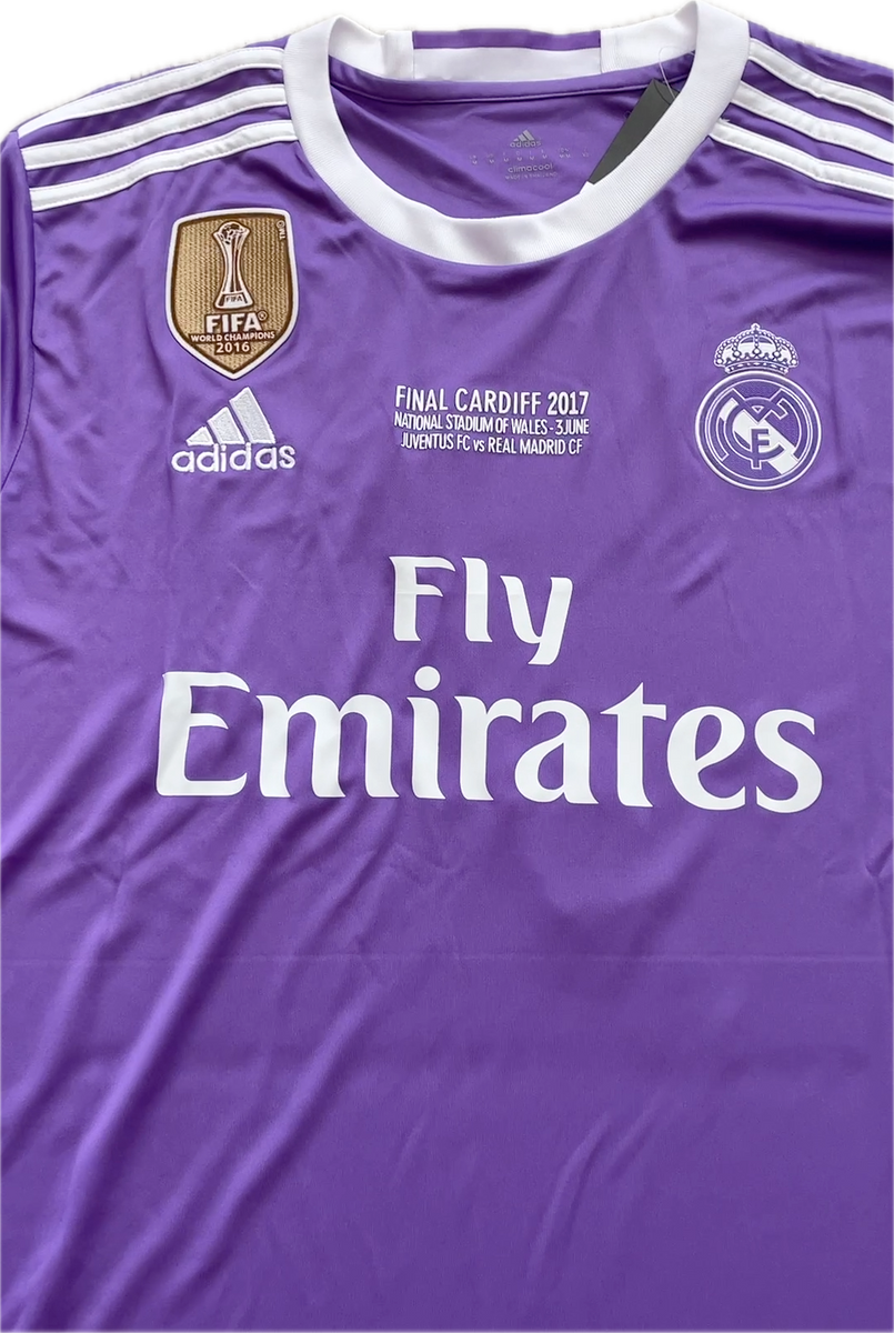 Ronaldo Jersey #7 Madrid 2016-2017 Adidas Real Madrid Long Sleeve