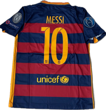 Load image into Gallery viewer, Messi 10 FC Barcelona 2015 Nike Final Champions League Football Soccer Jersey
