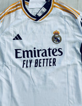 Load image into Gallery viewer, Jude Bellingham 5 Real Madrid 2023/24 Home Jersey 15 champions league White UCL champions league Soccer jersey
