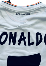 Load image into Gallery viewer, Cristiano Ronaldo 2014 Real Madrid Adidas White Lisbon Final 9 UCL champions league Soccer MENS