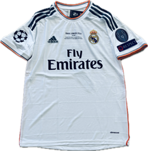 Load image into Gallery viewer, Cristiano Ronaldo 2013-14 Real Madrid Adidas White Final Lisbon 9 UCL champions league Soccer MENS