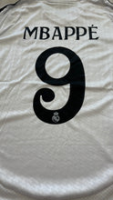 Load image into Gallery viewer, Kylian Mbappe 9 Real Madrid 2023/24 Home Jersey 15 champions league White UCL MENS champions league Soccer jersey