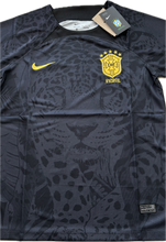 Load image into Gallery viewer, BRAZIL Jaguar AWAY Black 5 Star World Cup Jersey Rare
