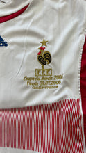 Load image into Gallery viewer, 2006 Adidas France World Cup Zinedine Zidane  MENS Jersey Shirt Away Kit Vinatge Retro Embroidered Gold