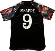 Load image into Gallery viewer, Kylian Mbappe 9 Real Madrid Home Jersey Yakuza Tattoo design Japan champions league Soccer