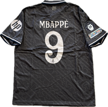 Load image into Gallery viewer, Kylian Mbappe 9 Real Madrid 2023/24 Home Jersey 15 champions league Black third UCL MENS champions league Soccer jersey