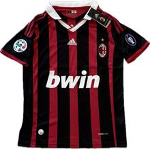 Load image into Gallery viewer, Ronaldinho 80 Jersey AC Milan Adidas 2008 2009 Retro Football Soccer Jersey Football Champions League Trophy Serie A Red Black UCL MENS