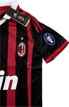 Load image into Gallery viewer, Ronaldinho 80 Jersey AC Milan Adidas 2008 2009 Retro Football Soccer Jersey Football Champions League Trophy Serie A Red Black UCL MENS
