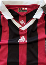 Load image into Gallery viewer, Ronaldinho 80 Jersey AC Milan Adidas 2008 2009 Retro Football Soccer Jersey Football Champions League Trophy Serie A Red Black UCL MENS