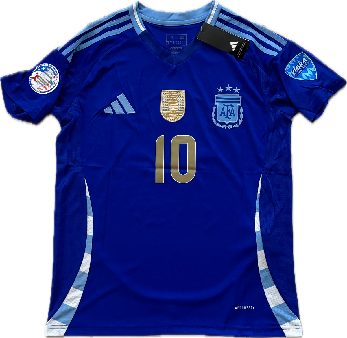 Messi Argentina soccer jersey 2022 world cup (3stars) Fifa & champions outlet PatchesXL