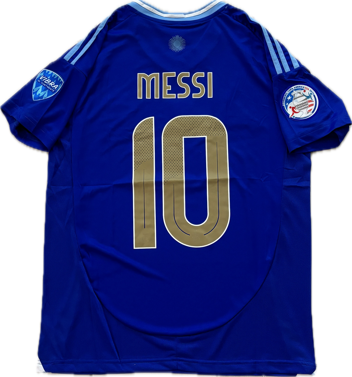 ウェア 07/08 Messi Argentina National Uniform 2008 Adidas Argentina Home Soccer Jersey Lionel Messi Men XL