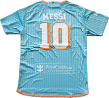 Load image into Gallery viewer, Lionel Messi 10 Inter Miami CF 2024 Adidas Third Aqua Miami Vice MLS League Football Soccer Jersey Primary MENS