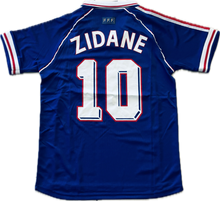 Load image into Gallery viewer, Zinedine Zidane #10 France Adidas 1998 World Cup Away Jersey - Vintage Retro "Les Bleus" Kit MENS