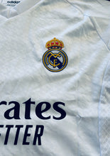 Load image into Gallery viewer, Kylian Mbappe 9 Real Madrid 2023/24 Home Youth Kids ADIDAS Jersey 15 champions league White UCL champions league Soccer jersey