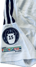 Load image into Gallery viewer, Kylian Mbappe 9 Real Madrid 2023/24 Home Youth Kids ADIDAS Jersey 15 champions league White UCL champions league Soccer jersey
